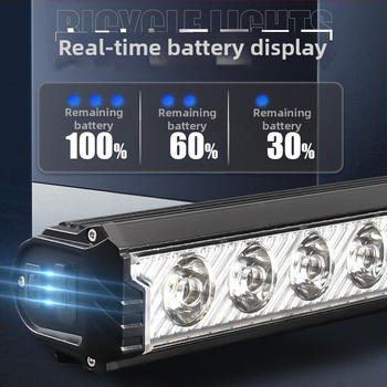 Kvdi prednje svjetlo za bicikl, aluminijsko kućište, Type-C punjenje, pet načina