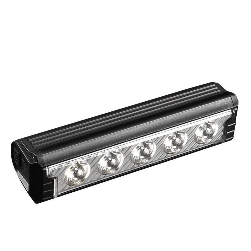 Kvdi prednje svjetlo za bicikl, aluminijsko kućište, Type-C punjenje, pet načina