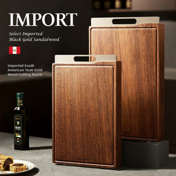 PM drvena daska za rezanje za kuhinju, dvostrana, antibakterijska, otporna na plijesan, za kućnu upotrebu