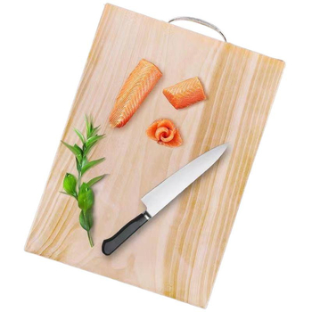 Daska za rezanje od ginkgo drveta, pravokutnog oblika, za kućnu upotrebu u kuhinji, antibakterijska i otporna na plijesan, otporna na pukotine