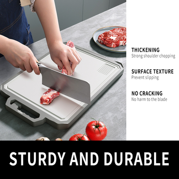 tocător din oțel inoxidabil 304 – două fețe, rezistent la coroziune, pentru bucătărie