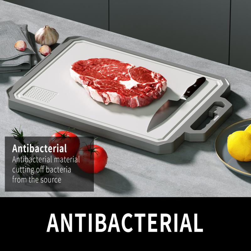 tocător din oțel inoxidabil 304 – două fețe, rezistent la coroziune, pentru bucătărie