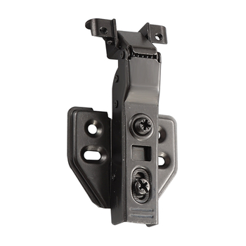 Balama cu cadru din aluminiu, amortizare hidraulică pentru uși de garderobă și dulapuri, oțel laminat la rece, placare nichel/cupru, cod produs 661