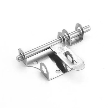 Brava za vrata s zatvaračem tipa F, nehrđajući čelik 201/304, polirana površina, Honest brend, moderan minimalistički stil