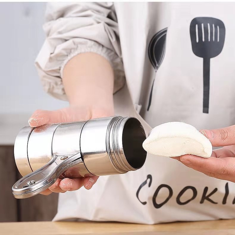 Presă manuală pentru aluat, din oțel inoxidabil, instrument pentru tăiței — Chibei