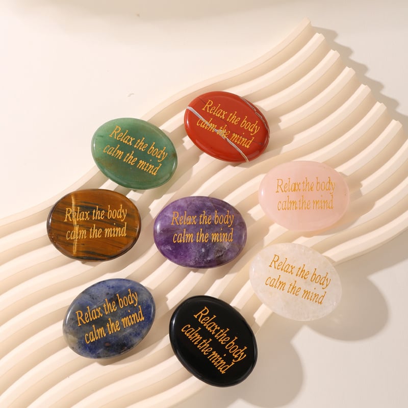 Prirodni agat kristal palmasti kamen – DIY ukras, ručno držani talisman za sreću, pakirano u PP vrećici, pogodno za poslovne darove