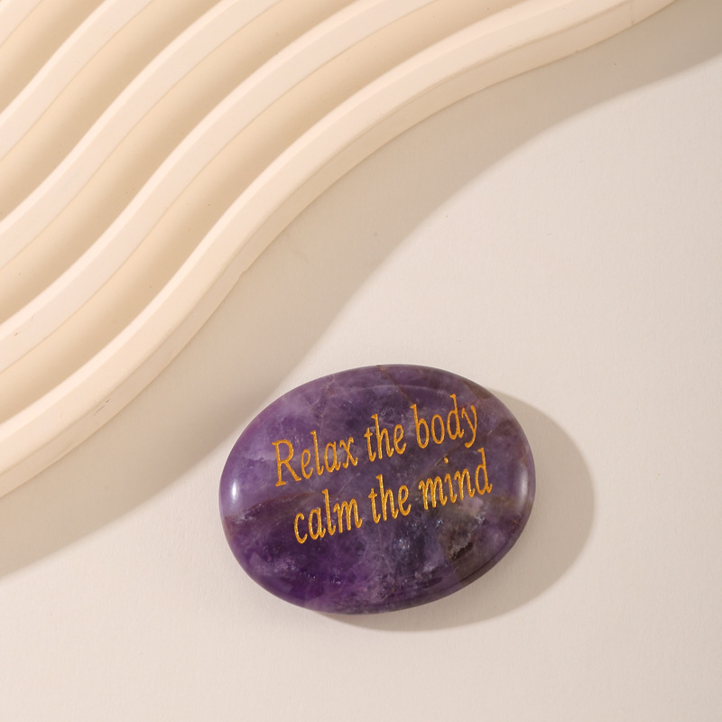 Prirodni agat kristal palmasti kamen – DIY ukras, ručno držani talisman za sreću, pakirano u PP vrećici, pogodno za poslovne darove