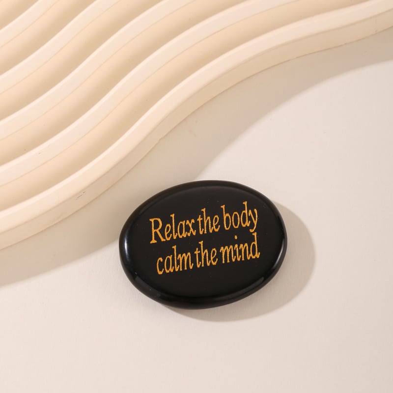 Prirodni agat kristal palmasti kamen – DIY ukras, ručno držani talisman za sreću, pakirano u PP vrećici, pogodno za poslovne darove