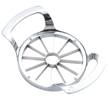 Неръждаем резач за ябълки и корнер, удебелен голям размер, 8 или 12 парчета, преносим разделител за плодове