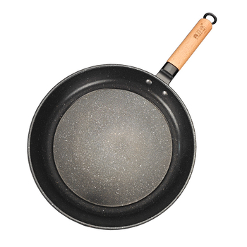 Tava od Maifanova kamena, neprijanjajući, od finog željeza, kompatibilna s indukcijskom pločom i plinskom pločom, dubina 5 cm, težina 756 g