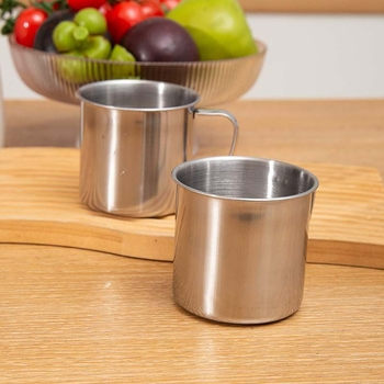 Комплект съдове за къмпинг от неръждаема стомана, 8 части, сгъваем за 5-6 човека, модел AT6454, тегло 753 g, марка Aotu bump