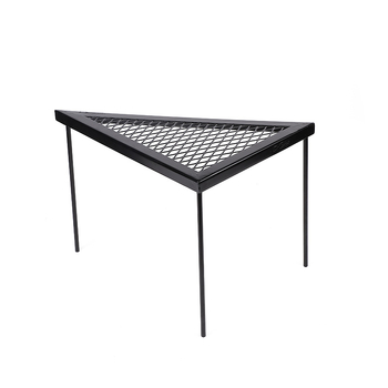 Kamperski trokutasti stol s mrežom za roštilj i ognjište — prijenosni, sklopivi, 2,7 kg, za 3–5 osoba, COOLCAMP CF-222256