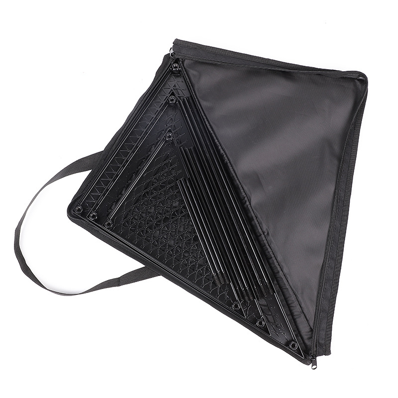 Kamperski trokutasti stol s mrežom za roštilj i ognjište — prijenosni, sklopivi, 2,7 kg, za 3–5 osoba, COOLCAMP CF-222256