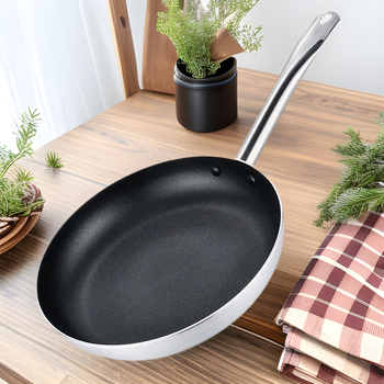 Neprijanjiva tava za prženje – aluminijska legura, trostruki dno, kompatibilna s indukcijskim i plinskim pločama, model P-1425