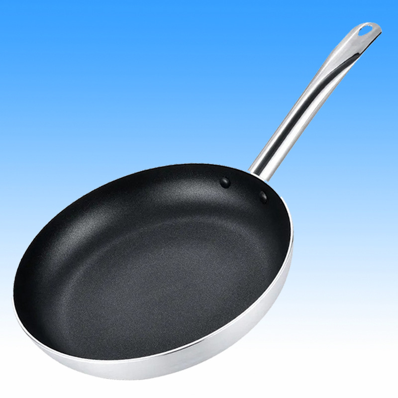 Neprijanjiva tava za prženje – aluminijska legura, trostruki dno, kompatibilna s indukcijskim i plinskim pločama, model P-1425