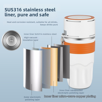 Rýchla chladiaca šálka – USB-C napájanie, 5V, 15W, mechanický režim, horúce aj studené na kancelársku prácu