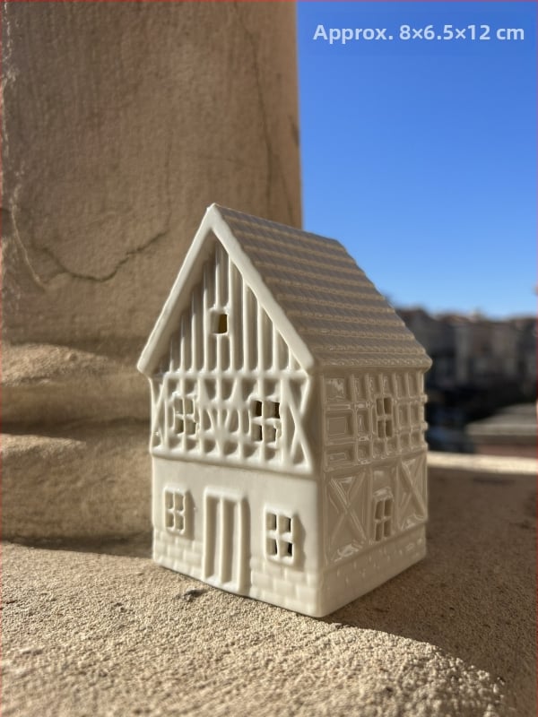 Керамична къща в нордически стил за нощно осветление, за аквариуми и дворен декор