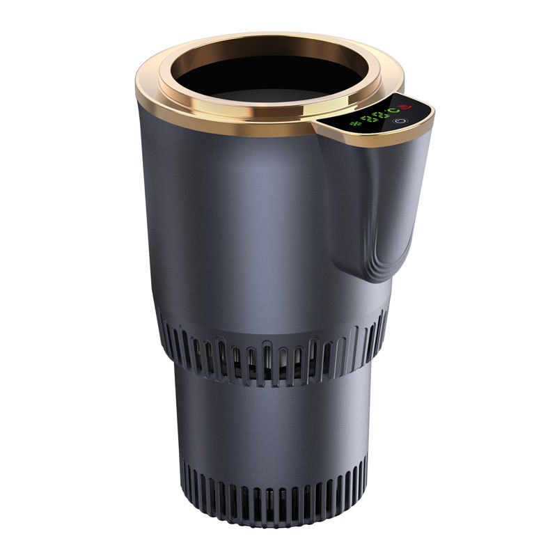 Горещо и студено автомобилно хладилно устройство с дисплей, 5 л капацитет, 12V, 36W, −9°C до 60°C, универсално съвместимо