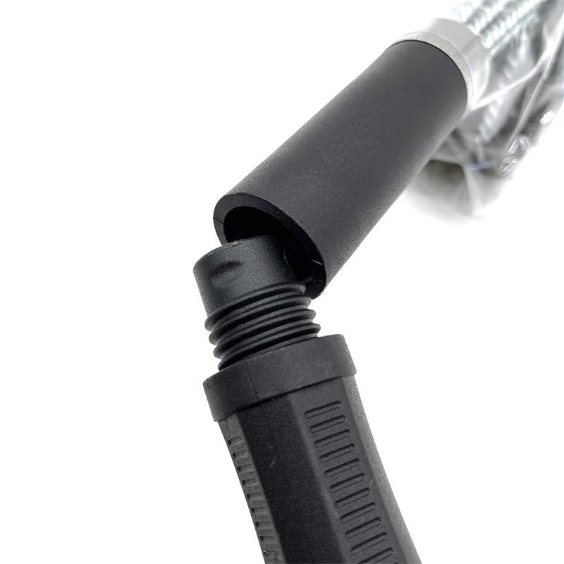 Četka za čišćenje roštilja s zamjenjivom glavom, tri glavice od čelične žice i strugač