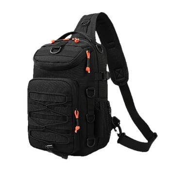 Torba za rameno za vanjske sportove – Unisex, Oxford platno, zakrivljena naramenica, smanjenje opterećenja