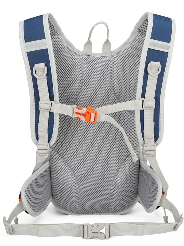 Лек походен ранец от найлон, водоустойчива материя, дишащи презрамки с въздушна подложка, унисекс, защита на гръбнака, подходящ за колоездене