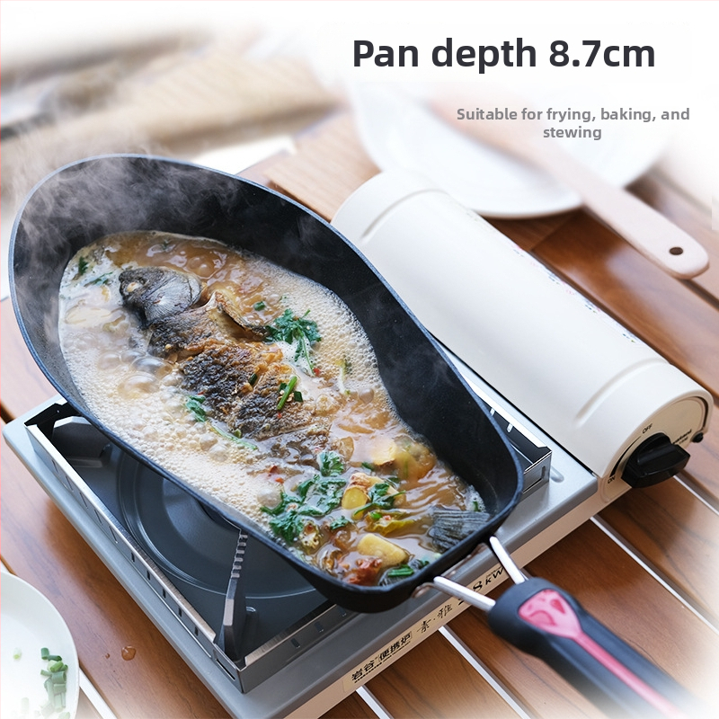 3D tava u obliku ribe, neprijanjajuća, za prženje, 304 nehrđajući čelik, jednostrano dno, težina 1.180 kg