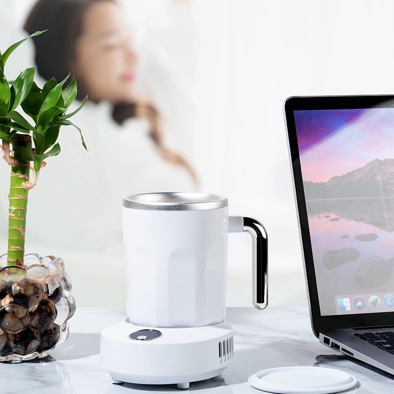 Κύπελλο διπλής χρήσης θέρμανσης και ψύξης με LCD οθόνη, εσωτερικός θάλαμος από κράμα αλουμινίου, μοντέλο IDZ009, χωρητικότητα κάτω από 1 L