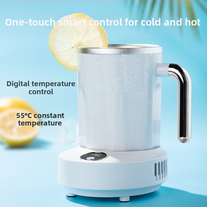 Κύπελλο διπλής χρήσης θέρμανσης και ψύξης με LCD οθόνη, εσωτερικός θάλαμος από κράμα αλουμινίου, μοντέλο IDZ009, χωρητικότητα κάτω από 1 L