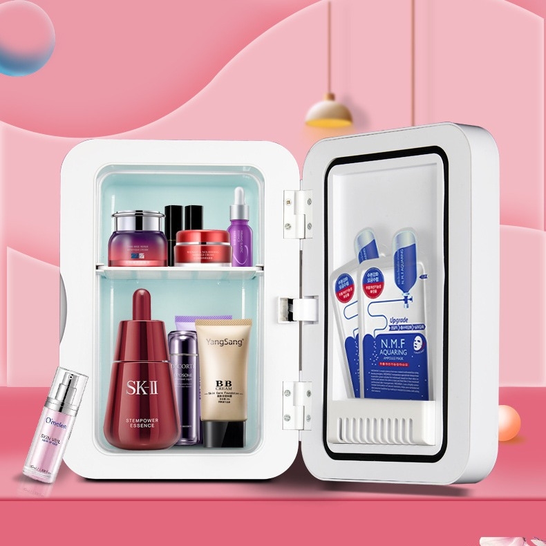 Автомобилен хладилник с полупроводниково охлаждане, 6-10 л, 12V/220V, 48 W, охлаждане до около 20°C под околната температура, отопление до 65°C