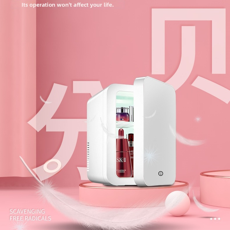 Automobilová chladnička s polovodičovým chladením, 6-10 L, 12V/220V, 48 W, chladenie približne o 20°C nižšie ako okolitá teplota, ohrev až do 65°C