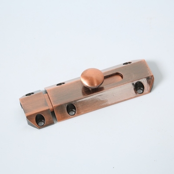 Ajtózár típus A, cinkötvözetből készült, tömör csap ajtókhoz és ablakokhoz, európai minimalist design, elektroplatált felület