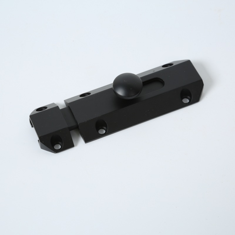 Ajtózár típus A, cinkötvözetből készült, tömör csap ajtókhoz és ablakokhoz, európai minimalist design, elektroplatált felület