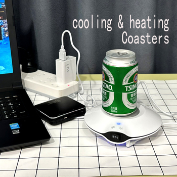 USB βάση ψύξης/θέρμανσης για φλιτζάνια, μοντέλο K-1906; 18W; 5–9V DC; τροφοδοσία USB