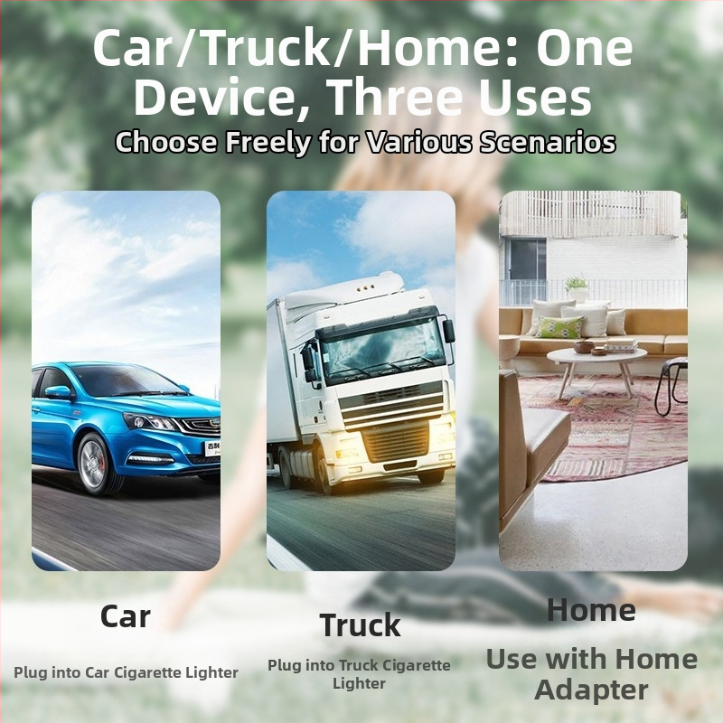 Ice King kompresorová chladička do auta, 12V/24V, dvojité použitie pre auto a domov, objem 11–15L, 40W, chladenie do -20°C