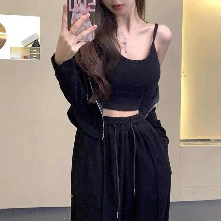 Ženski casual top set – poliester, dugi rukavi, regularni rukavi, ženski stil