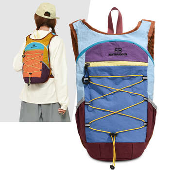 Női nylon hátizsák túrázáshoz és utazáshoz, 20–35 L, könnyű, zseb a 10 hüvelykes laptophoz, ívelt vállpántok