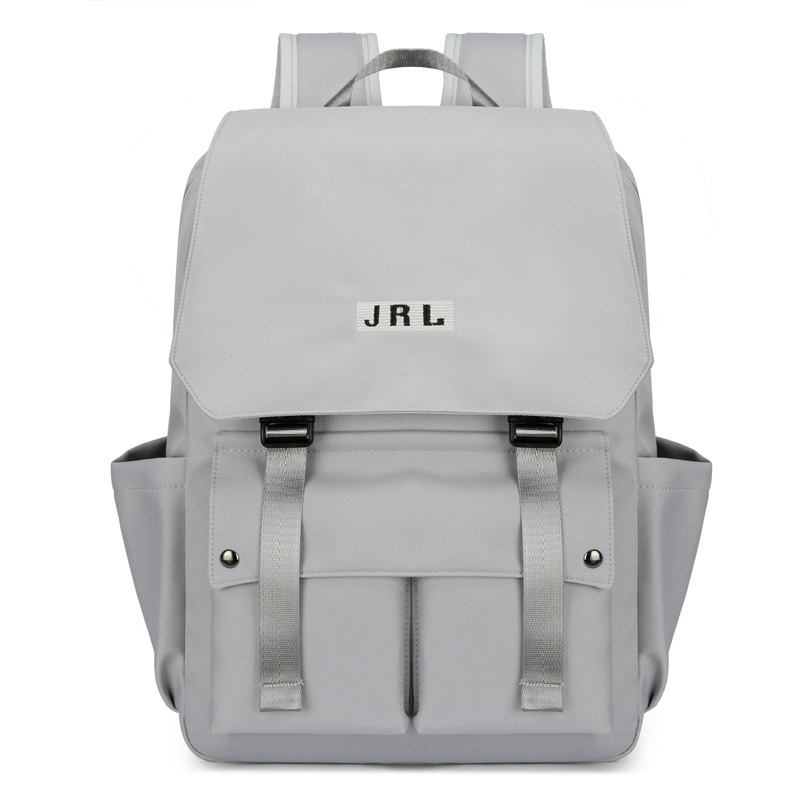 Japán stílusú flip fedeles hátizsák, nagy kapacitású 20–35 L, nylon anyag, ívelt vállpántok, mintázat betű