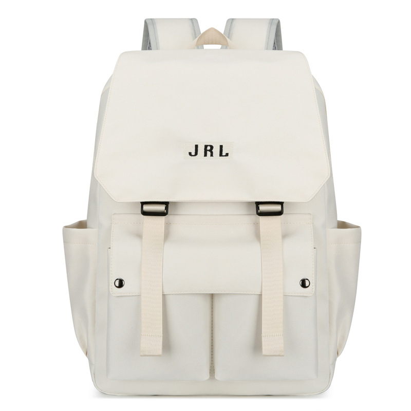 Japán stílusú flip fedeles hátizsák, nagy kapacitású 20–35 L, nylon anyag, ívelt vállpántok, mintázat betű