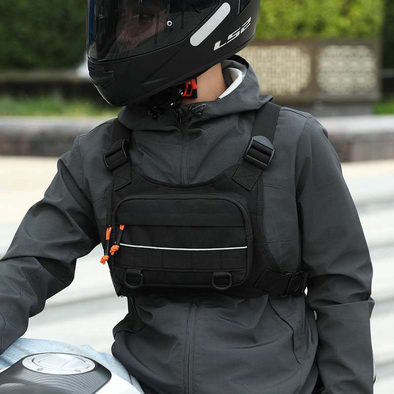 Kamuflirana taktička vest-torba za outdoor aktivnosti, unisex, torba za prsa i struk za putovanja, vožnju bicikla i ribolov