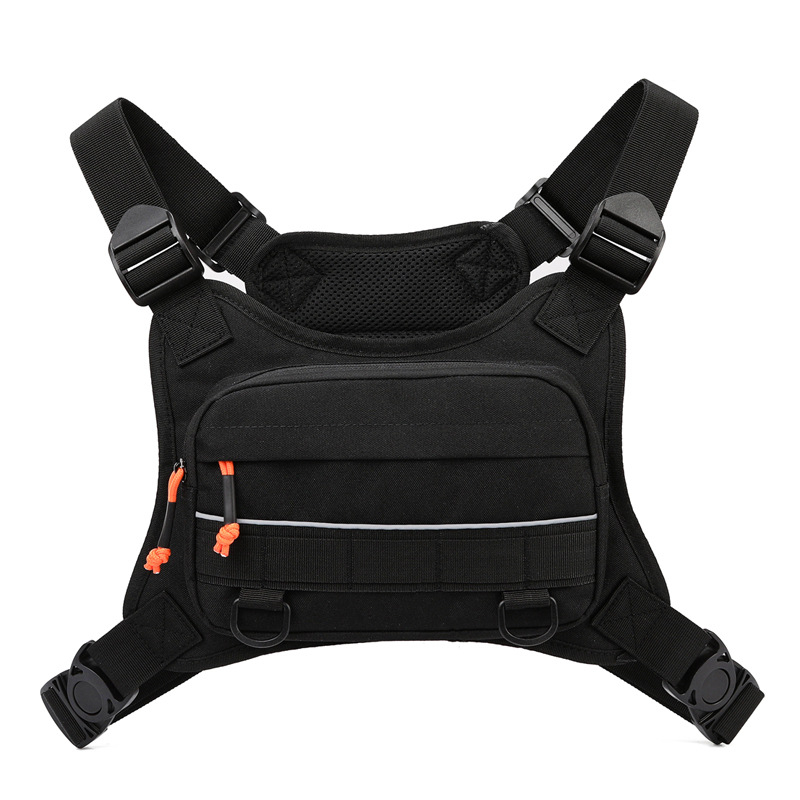 Kamuflirana taktička vest-torba za outdoor aktivnosti, unisex, torba za prsa i struk za putovanja, vožnju bicikla i ribolov