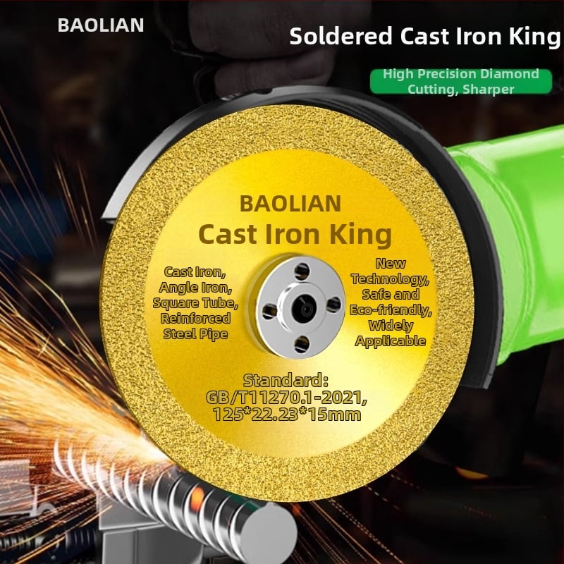 Δίσκος κοπής για γωνιακό τροχό για κόψιμο σιδήρου, ανοξείδωτου χάλυβα και μεταλλικών κραμάτων, διαμαντωμένος δίσκος κοπής (Μάρκα: Warranty)