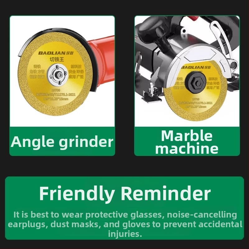 Δίσκος κοπής για γωνιακό τροχό για κόψιμο σιδήρου, ανοξείδωτου χάλυβα και μεταλλικών κραμάτων, διαμαντωμένος δίσκος κοπής (Μάρκα: Warranty)