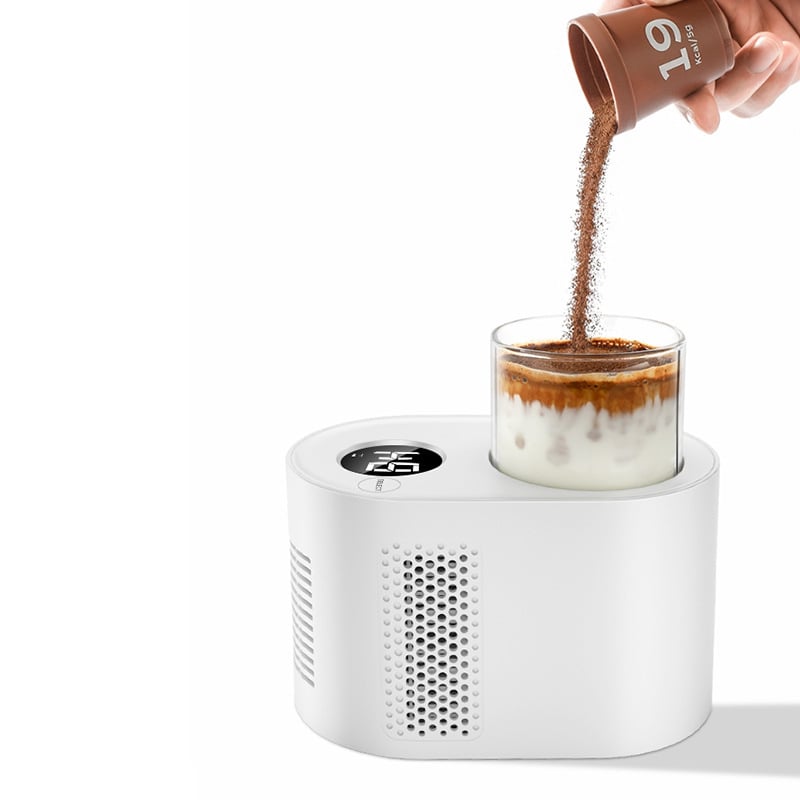 Okos joghurtkészítő 3-in-1: fermentáció, hűtés és melegítés; 300 ml kapacitás, LCD kijelző, leválasztható ABS test, szigetelő funkció