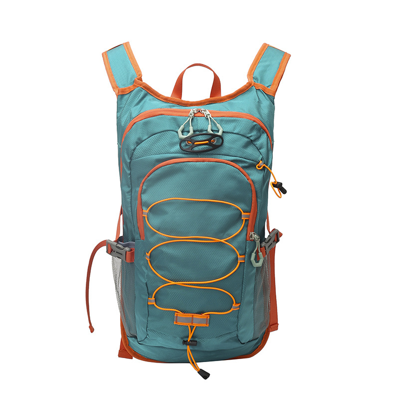 Раница за планински изкачвания и туризъм - найлон, унисекс, дишаща, извита презрамка, за спорт на открито