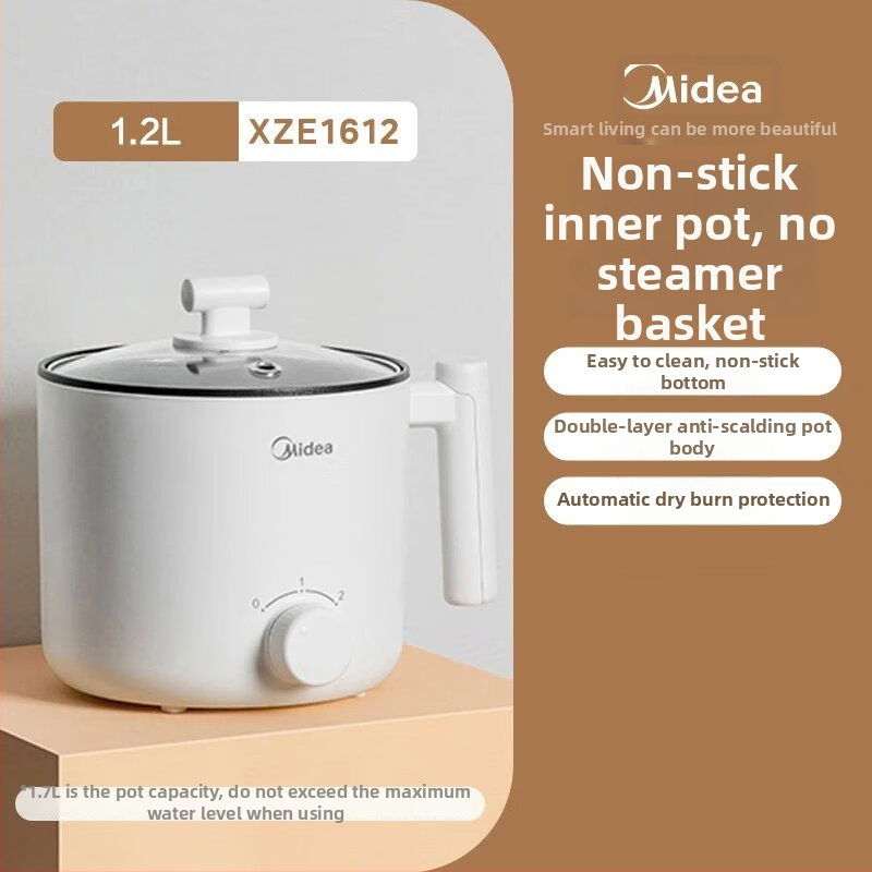 Elektrický hrniec na varenie s funkciami gril a shabu-shabu; kapacita do 2 l; vnútorná miska s nelepivým povrchom; ovládanie gombíkom; vhodné pre internáty