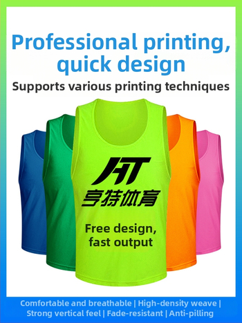 Prilagođena mrežasta uniforma za trening nogometa – vesta za trening, poliester, unisex, za djecu i odrasle