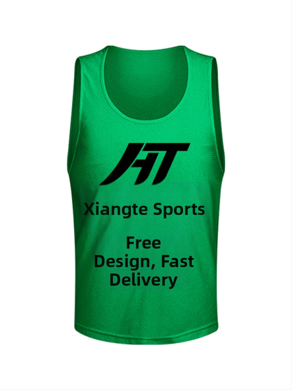 Prilagođena mrežasta uniforma za trening nogometa – vesta za trening, poliester, unisex, za djecu i odrasle