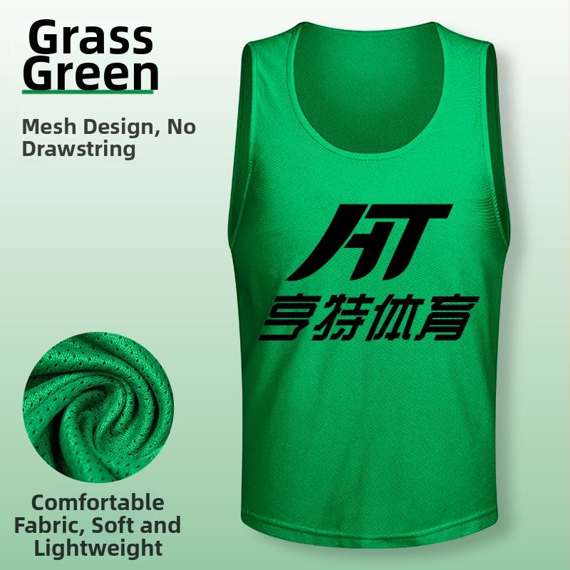 Prilagođena mrežasta uniforma za trening nogometa – vesta za trening, poliester, unisex, za djecu i odrasle