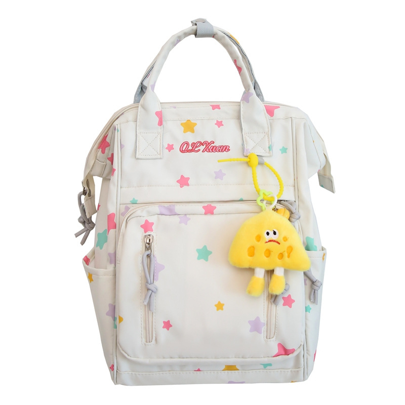 Unisex ultra lagan najlon ruksak s geometrijskim uzorkom, kapacitet ispod 20 L, street stil, za svakodnevnu upotrebu
