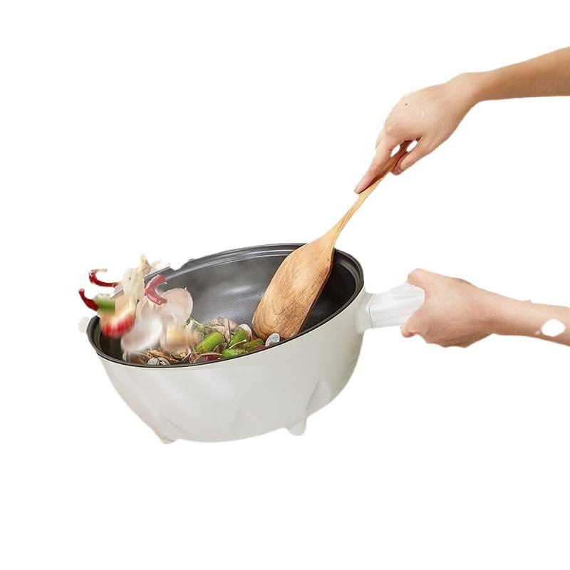 Wok electric cu funcție de abur — 1000–1200 W, capacitate sub 1 L, vas interior din aliaj, control mecanic